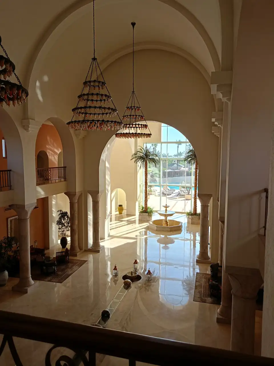Pirarigrand Resort luxus lobby és medence kilátás